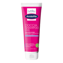 Carica l'immagine nel visualizzatore di Gallery, Euphidra - AmidoMio Doccia Shampoo 2 in 1, Con Olio di Riso 100% da agricoltura biologica e Proteine del Riso, Nutre i C