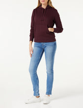 Carica l'immagine nel visualizzatore di Gallery, Amazon Essentials Felpa con Cappuccio in Pile Vestibilità Regular (Taglie Forti Disponibili) Donna, Bordeaux, M