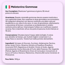Carica l'immagine nel visualizzatore di Gallery, Melatonina Gommose, 120 Caramelle Vegane da 1mg (1 Sola la Sera), 4 Mesi