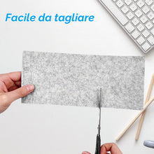 Carica l'immagine nel visualizzatore di Gallery, Brevanza 3 Rotoli Feltro Adesivo (100cmx10cm, 100cmx5cm, 100cmx2cm), Feltrini per Sedie, Feltrino per Sedie, Rotolo Ades