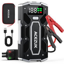 Carica l'immagine nel visualizzatore di Gallery, ACEZUK Avviatore Batteria Auto, 10.000A 33000mAh Avviatore di Emergenza per Auto/Moto