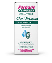 Carica l'immagine nel visualizzatore di Gallery, Forhans Liquido Antisettico Clorhexidina Clexidin 0.20% Collutorio dal gusto gradevole, 200 ml