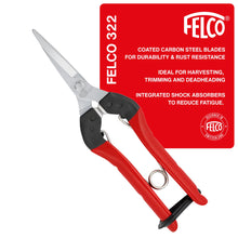 Carica l'immagine nel visualizzatore di Gallery, FELCO 322 forbici da raccolta in acciaio inox per la raccolta, 10 mm