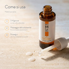 Carica l'immagine nel visualizzatore di Gallery, BluMilano Siero Vitamina C Viso con BluBarrier - Illuminante e Antiossidante con Niacinamide - 95% Origine Naturale e Bi