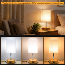 Carica l'immagine nel visualizzatore di Gallery, Lampada da Comodino Touch Dimmerabile, 3 Temperature di Colore