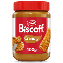 Carica l&#39;immagine nel visualizzatore di Gallery, Lotus Biscoff | Crema Spalmabile Dolce| Cremosa | Gusto Biscotto Caramellato | Vegani | Senza Noci | Nessun Colorante o Additivo Artificiale| Vasetto in Plastica PET | 400g