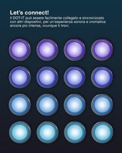 Carica l'immagine nel visualizzatore di Gallery, OSRAM SMART+ DOT-IT TWIST &amp; SHAKE, luce notturna mobile intelligente o luce per bambini con 16 milioni di colori RGB, co