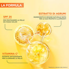 Carica l'immagine nel visualizzatore di Gallery, Garnier Siero in Crema Vitamina C SkinActive, 2 in 1 Siero Vitamina C e Crema Viso Idratante SPF25, Anti-Macchie e Illum