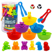 Carica l'immagine nel visualizzatore di Gallery, Giochi Montessori 2 3 4 5 Anni, 36 Pezzi Conteggio degli Auto