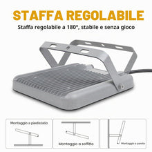 Carica l'immagine nel visualizzatore di Gallery, Willpower Faro LED Esterno 30W Faretti LED 6000K Bianco Con Spina