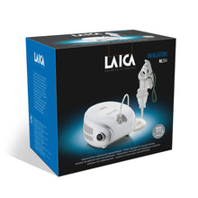 Carica l'immagine nel visualizzatore di Gallery, Laica NE2014 Apparecchio a Pistone per Aerosolterapia, Dimensioni: 10.5 x 16.5x 16.5 cm, Peso 1.36 kg, 5 Filtri, Bianco