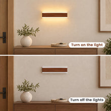 Carica l'immagine nel visualizzatore di Gallery, Aplique Interni, Applique da Parete Interno Legno, Marrone