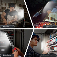 Carica l'immagine nel visualizzatore di Gallery, Dr.Prepare Lampada da Lavoro LED Ricaricabile 4000mAh Wireless Magnetico COB LED Lampada da Lavoro per Riparazione Auto 