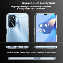 Carica l'immagine nel visualizzatore di Gallery, Captor Cover Trasparente per Oppo A16 / A16s / A54s, Custodia TPU in Silicone Flessibile Morbida e Sottile, Protezione d