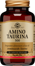 Carica l'immagine nel visualizzatore di Gallery, Solgar Amino Taurina 500 mg 50 Capsule Vegetali Integratore Vegano
