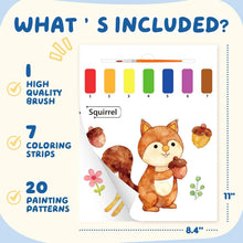 Carica l'immagine nel visualizzatore di Gallery, YPLUS Dipingi con Libri ad Acqua per Bambini Piccoli， Carta per Pittura ad Acquerello per Bambini 1-4 Anni， Regalo Artis