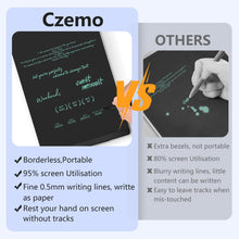 Carica l&#39;immagine nel visualizzatore di Gallery, Czemo Tavoletta da Scrittura LCD Adulti 9,5 pollici, Riutilizzabili Lavagne LCD Elettronica Schermo Lavagna Digitale Portatile ewriter Lavagna Magica per Ufficio, Memo, Agenda, Monocromatica