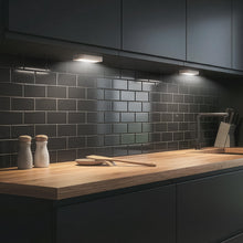 Carica l'immagine nel visualizzatore di Gallery, BRILONER - Lampade sottopensile per cucina led senza fili in set da 2 con luce bianco neutro, supporto adesivo, lampada 