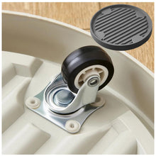 Carica l'immagine nel visualizzatore di Gallery, 22cm Rullo per Piante Rotondo, Rullo per Piante in Plastica, Sottovaso con Ruote, con 4 Ruote Universali, Portata 75 kg,