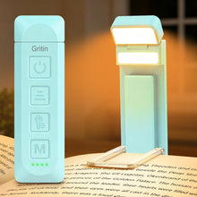 Carica l'immagine nel visualizzatore di Gallery, Gritin Gen 3 Luce per Lettura Libri a Letto-2 Sorgenti Luminose, 5 Colori