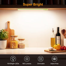 Carica l'immagine nel visualizzatore di Gallery, Gritin Gen 2 Luce LED Sottopensile Cucina 32.3CM/2PZ-5 Colori&amp;6 Luminosità