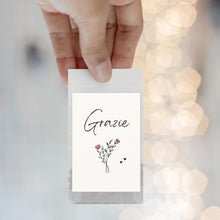 Carica l'immagine nel visualizzatore di Gallery, Semi di Fiori "Grazie" | Idee Regalo e Pensierino Originale | Piccolo Regalo per Colleghi, Maestre e Ospiti | Bomboniere