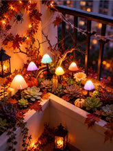 Carica l'immagine nel visualizzatore di Gallery, Joycome 5M 20 LED Fungo Luci Solari da Giardino - Multicolore