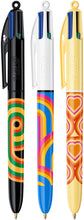 Carica l'immagine nel visualizzatore di Gallery, BIC 4 Colours Decor Box, Penne Colorate a Sfera, a Scatto, Set Cancelleria con 8 Penne BIC Multicolore, Punta Media, Ide