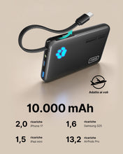 Carica l'immagine nel visualizzatore di Gallery, INIU Power Bank, Piccolo 45W Ricarica Rapida 10000mAh Caricatore Portatile