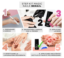 Carica l&#39;immagine nel visualizzatore di Gallery, Benail | Gel Unghie Ricostruzione, Kit preparatori e sigillante Primer Unghie Gel, Base Smipermanente, Top Coat Semipermanente per Smalto Semipermanente, Gel Unghie, Gel Ricostruzione Unghie