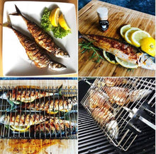 Carica l'immagine nel visualizzatore di Gallery, Onlyfire 6042 in acciaio inox piatto girarrosto Grill basket si adatta a 12 mm e 10mm esagono, 10 mm quadrati e 8mm aste