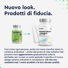 Carica l'immagine nel visualizzatore di Gallery, Vitamina D3 + K2 + Omega 3, 90 Capsule Softgel, Eletto PRODOTTO DELL'ANNO 2025, 2000UI Vitamin D, 100 µg Vitamina K (K2V