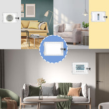 Carica l'immagine nel visualizzatore di Gallery, GAESHOW Protezione Termostato Universale, Copertura Universale per Termostato con 2 Chiavi, termostato Trasparente Lock 