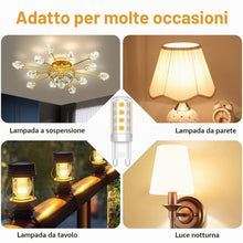 Carica l'immagine nel visualizzatore di Gallery, Kligthen G9 LED Lampadina 3W, 28-LED SMD2835 Lampade LED G9, 330LM Equivalente 30W Lampada Alogena, Luce Bianca Calda 30