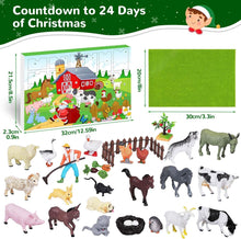Carica l&#39;immagine nel visualizzatore di Gallery, iZoeL Calendario Avvento 2024 Bambini Fattoria Animali, 24 Animali Fattoria per Pollo Anatre Conigli - Calendario dell&#39;Avvento Natale, Regalo a Sorpresa Il Conto Alla Rovescia Figli Nipoti Bambini