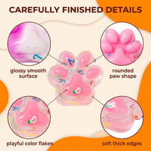 Carica l'immagine nel visualizzatore di Gallery, Squishy 8 Pezzi Zampa Gatto, Mini Antistress Colori Assortiti 3,5Cm