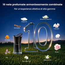 Carica l'immagine nel visualizzatore di Gallery, Profumatore Auto 110 ml, Design a Clessidra Ispirato alla Torre Eiffel, Diffusore Profumo Auto per Portabicchieri, Fragr