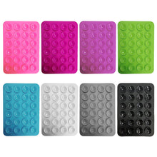Carica l'immagine nel visualizzatore di Gallery, 8 ventose in silicone, supporto quadrato a ventosa, ventosa per cellulare accessori mobili su un lato in silicone, adatt