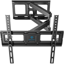Carica l&#39;immagine nel visualizzatore di Gallery, Supporto TV Parete per TV da 26-60 Pollici, Staffa TV con Girevole ed Estendibile, Braccio TV Max VESA 400x400mm fino a 40kg con Livella a Bolla