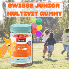 Carica l'immagine nel visualizzatore di Gallery, SWISSE Junior Multivit Gummy - Multivitaminico Bambini con Vitamina D per Supporto Crescita e Sviluppo Osseo, 50 Gommose