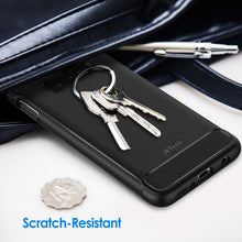 Carica l'immagine nel visualizzatore di Gallery, JETech Ultra Sottile Cover Compatibile con Samsung Galaxy S10e, Magro Cellulare Custodia con Assorbimento degli Urti e Progettare in Fibra di Carbonio (Nero)