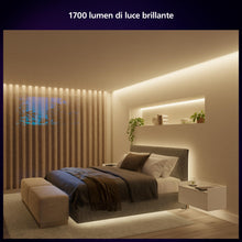 Carica l'immagine nel visualizzatore di Gallery, Philips Hue Indoor 1 Pack Strisce LED Smart Solo Kit Base 5m - Luci LED con controllo tramite Hue App - Strisce luminose compatibili con Alexa, Google Assistant e Apple HomeKit