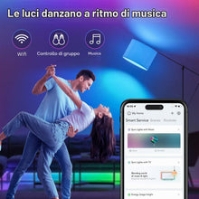 Carica l'immagine nel visualizzatore di Gallery, Linkind Matter Smart RGBTW Lampadine, Lampada E27 Alexa,9W(Equivalenti a 60 W),Dimmerabile 1800K-6500K Lampadine Multico