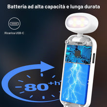 Carica l'immagine nel visualizzatore di Gallery, Gritin 7 LED Luce per Lettura Libri a Letto con Clip Ricaricabile