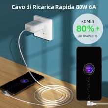 Carica l'immagine nel visualizzatore di Gallery, 1,8M 80W Cavo USB Type C a 90° per OPPO Find X9 Pro X8 N6 Reno 16 15 A7 A6