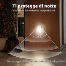 Carica l'immagine nel visualizzatore di Gallery, ORIA Luce Notturna Sensore Movimento 6 LED