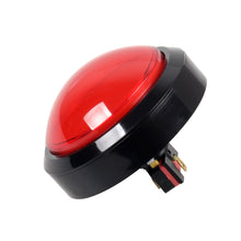 Carica l'immagine nel visualizzatore di Gallery, EG STARTS 4 Pollici 100 Millimetri Big Dome 12V LED ha Illuminato Pulsanti con microinterruttore per la Macchina della Galleria Videogiochi Parts (Rosso)