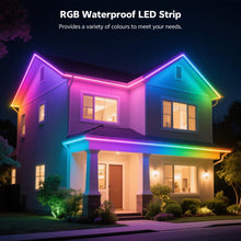 Carica l'immagine nel visualizzatore di Gallery, CUQI Striscia LED da 20M per Esterni, Impermeabile IP68 Striscia LED RGB per Esterni Supporta il Controllo Tramite Telec