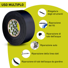Carica l'immagine nel visualizzatore di Gallery, Nastro isolante vulcanizzabile e impermeabile per riparare e bloccare le perdite nei tubi. Isola i contatti elettrici