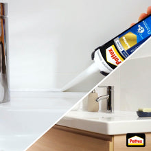Carica l'immagine nel visualizzatore di Gallery, Pattex Bagni &amp; Cucine Rapido, Sigillante bagno trasparente, 300 ml